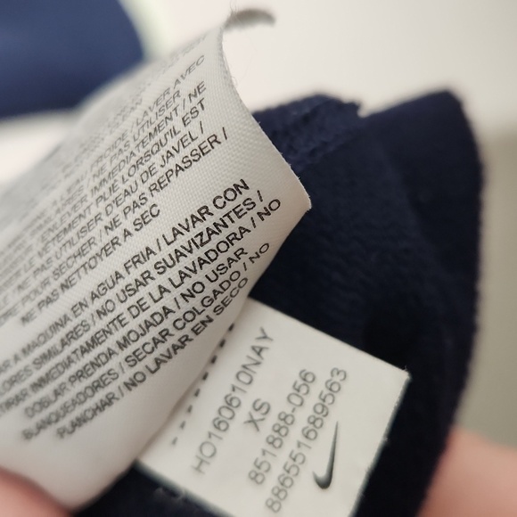 Nike Jacket womens Dri Fit Size Xs Blue Light Green Thumb Holes Has Flaws - Picture 6 of 10